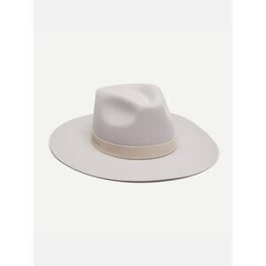 WYETH Women's Silver Gray River 100% Fedora Hat One Size NWT